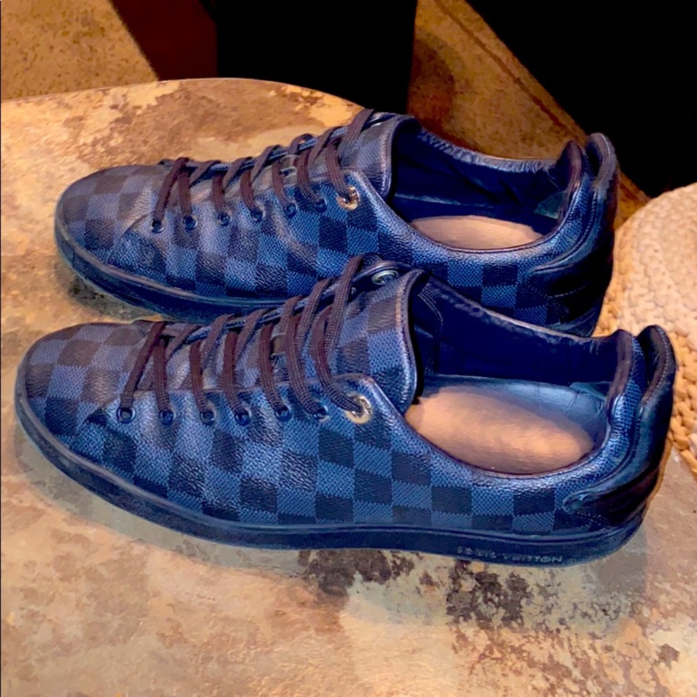 Louis Vuitton Blue Damier Checkered size 11